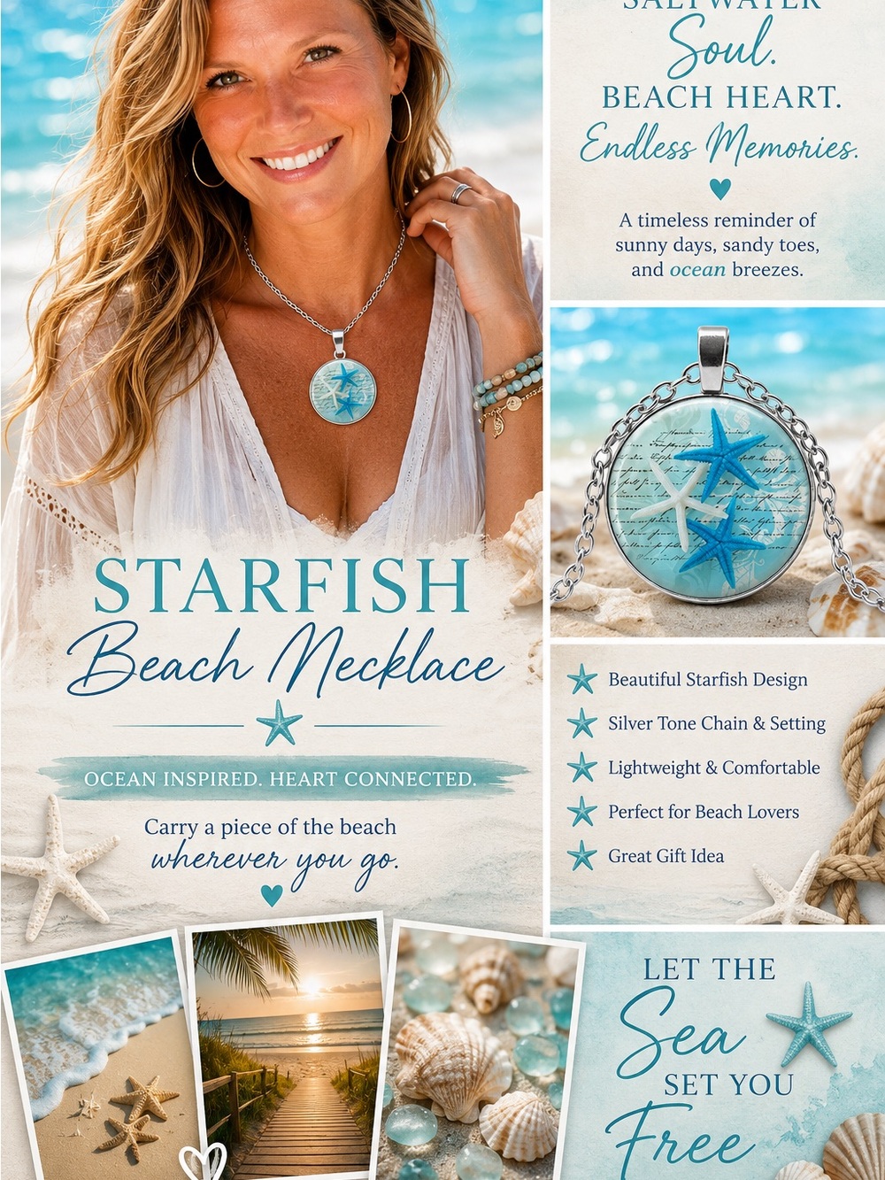 Starfish Beach Necklace
